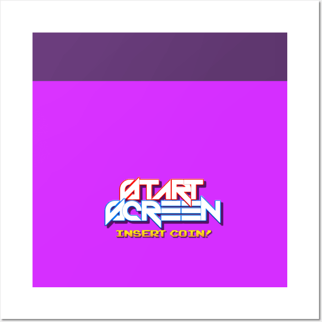 Start Screen Poster Wall Art by DesignGuy